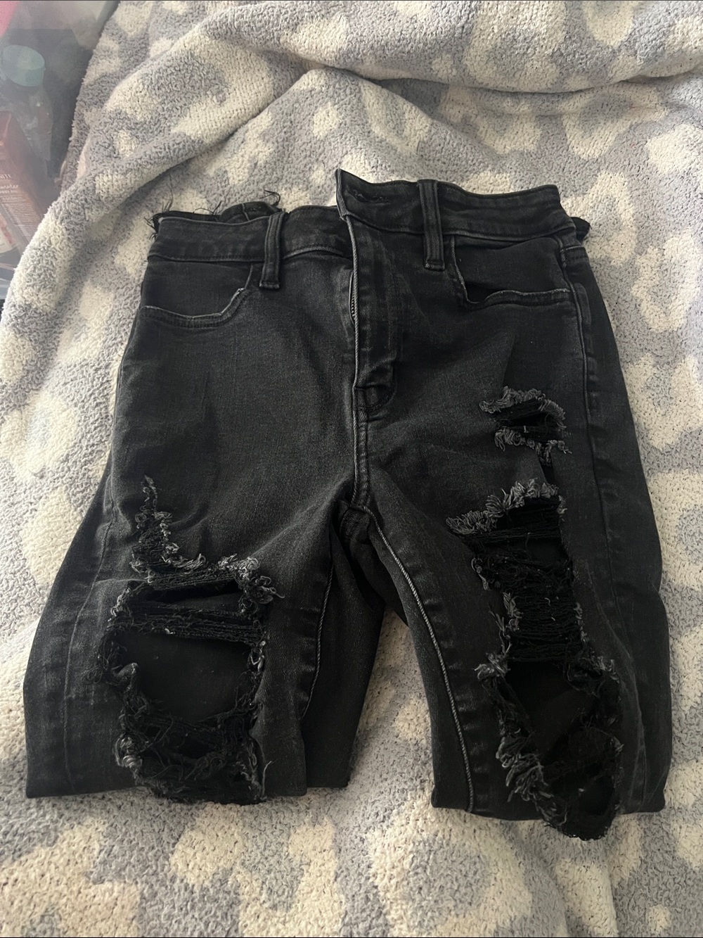 American Eagle Outfitters Black Denim Jeans (Short)